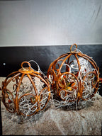 Mosbal M rustiek roestkleur Barn 12