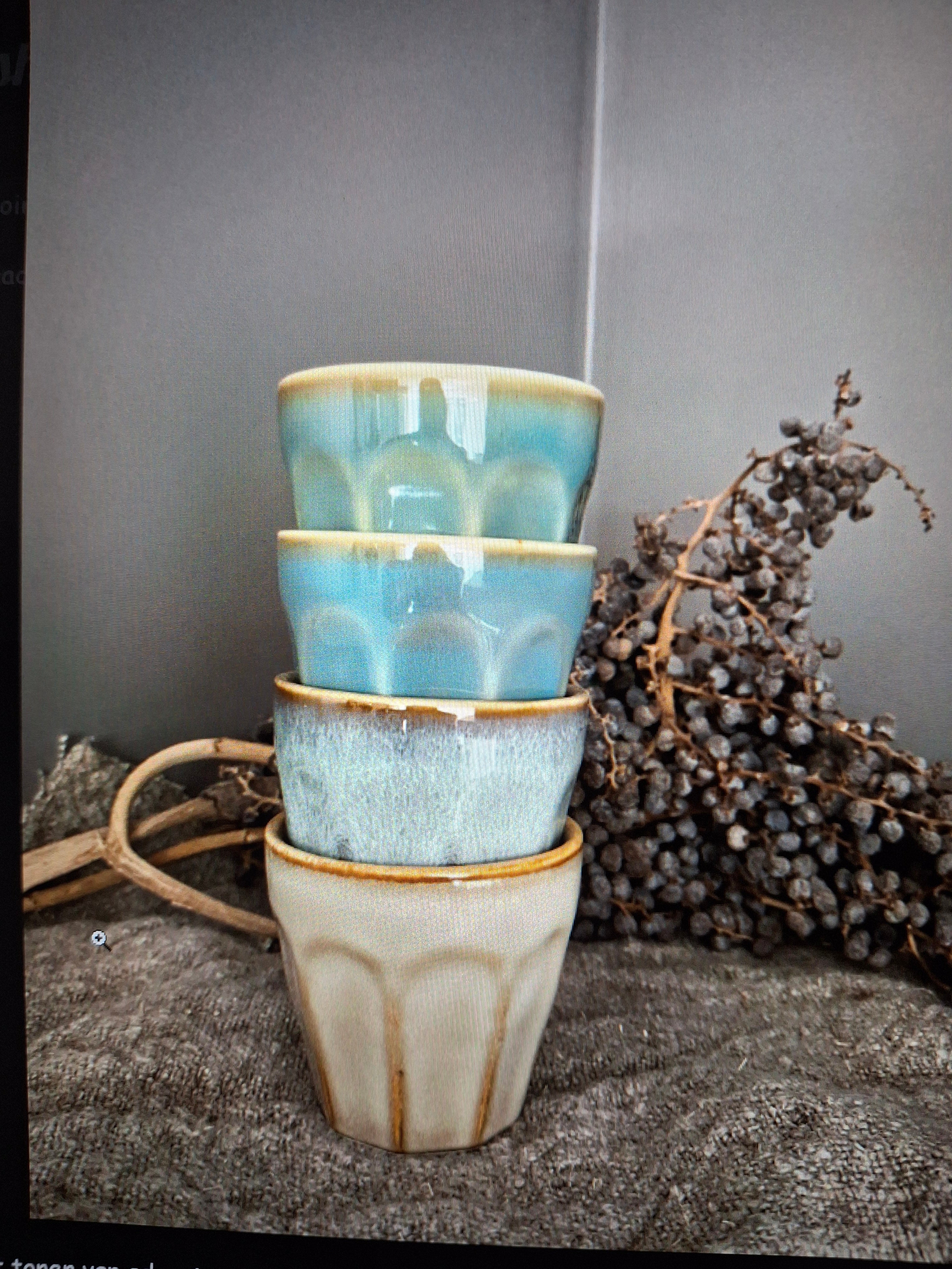 Mok espresso set, 4 stuks