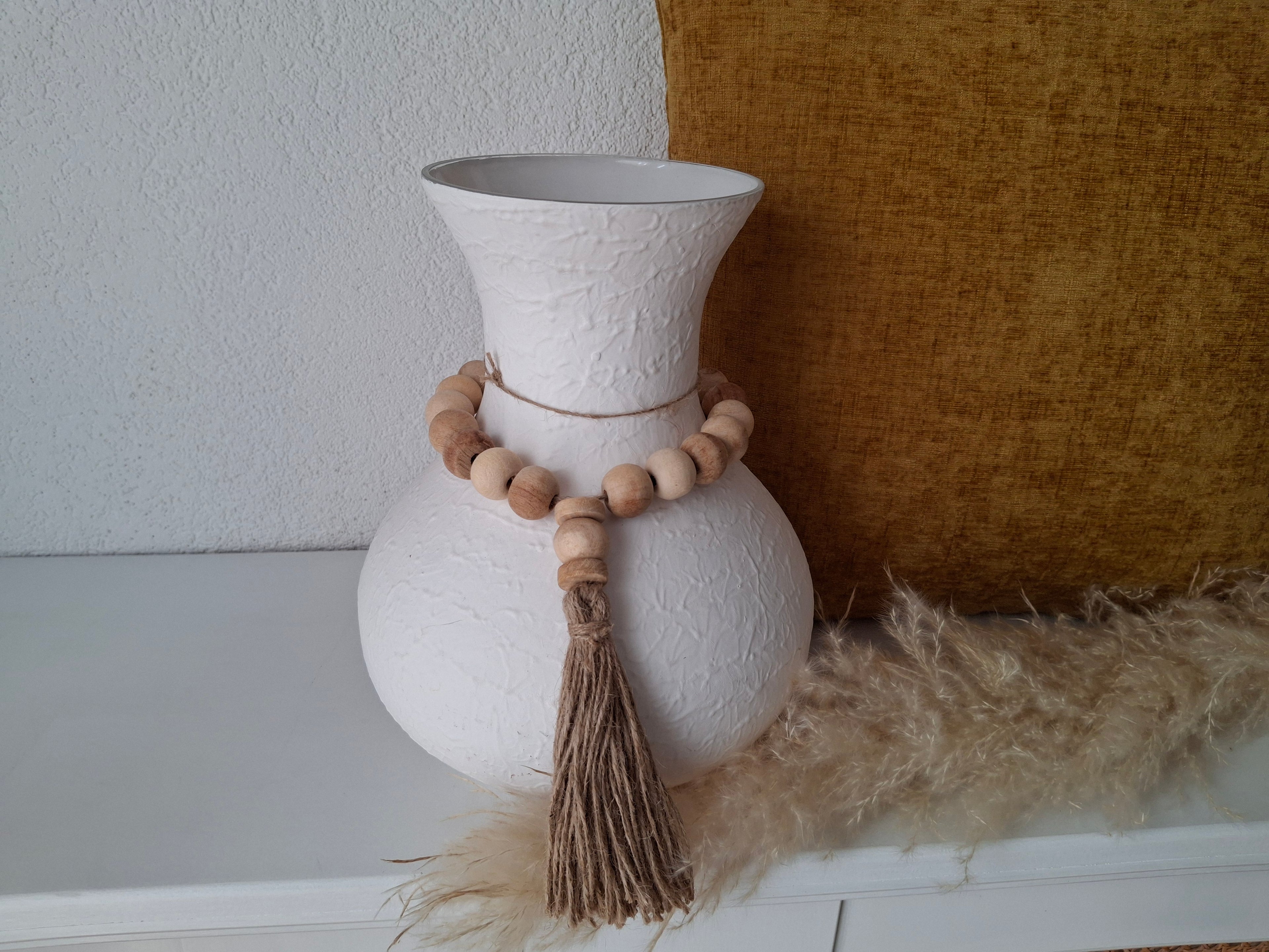 Vaas Ibiza glas, hoogte 28 cm.