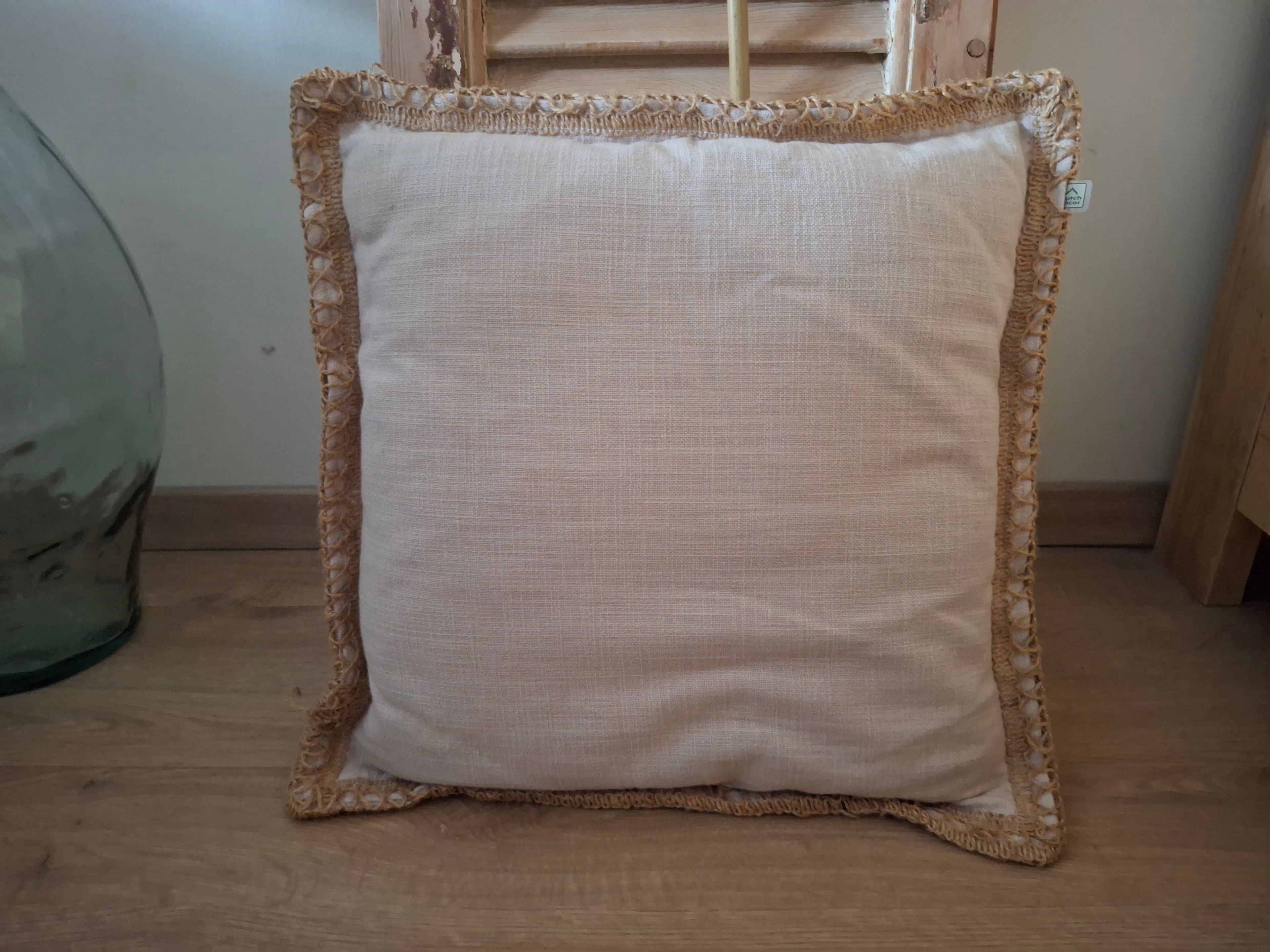 Kussen Cute Dutch lichtroze, 45 x 45 cm.