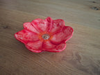 jolipa deco plat bloemen rood