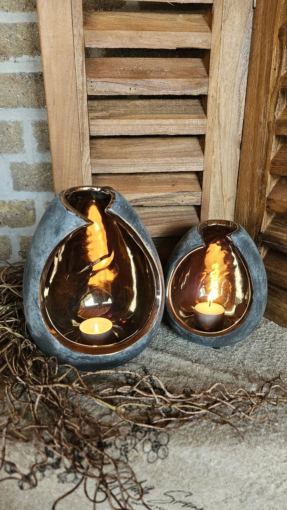 Brynxz tealightcup M cozy gold