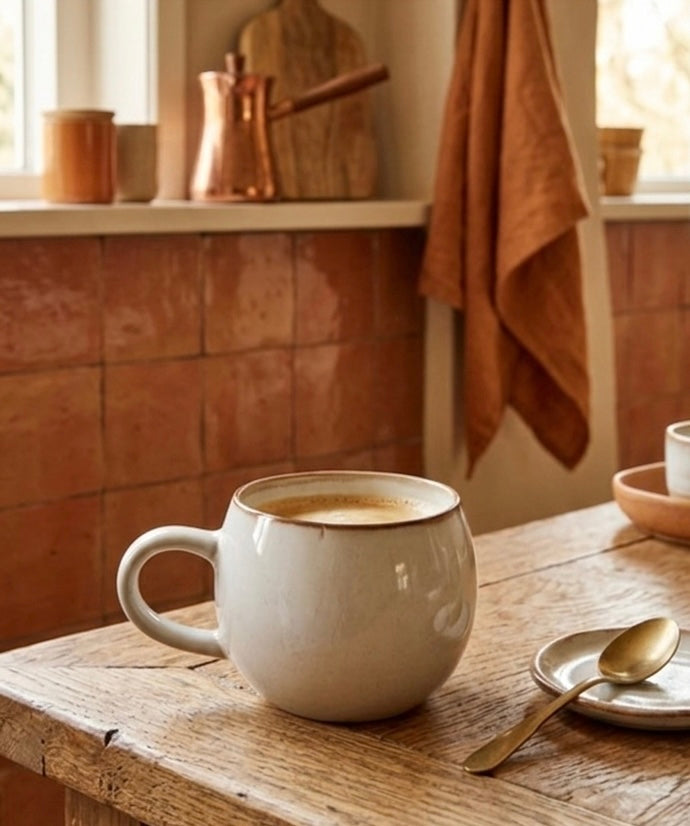 Koffiemok Lavandoux ecru