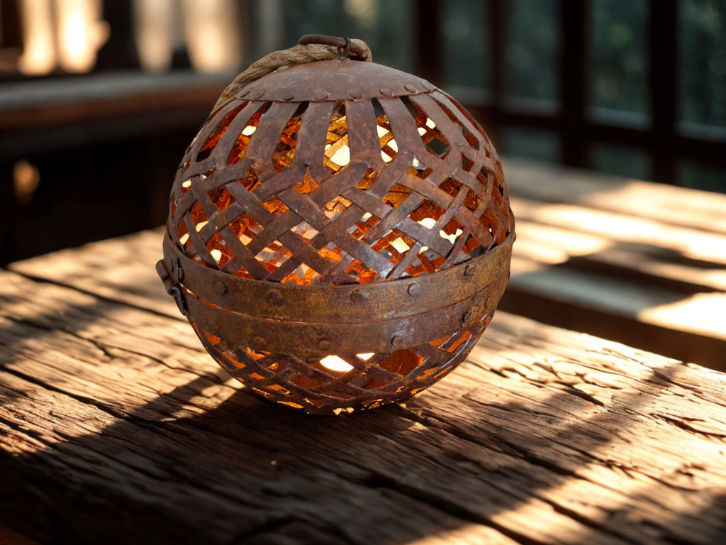 Decoratieve Sfeerbol roest S