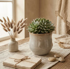 Bloempot S beige