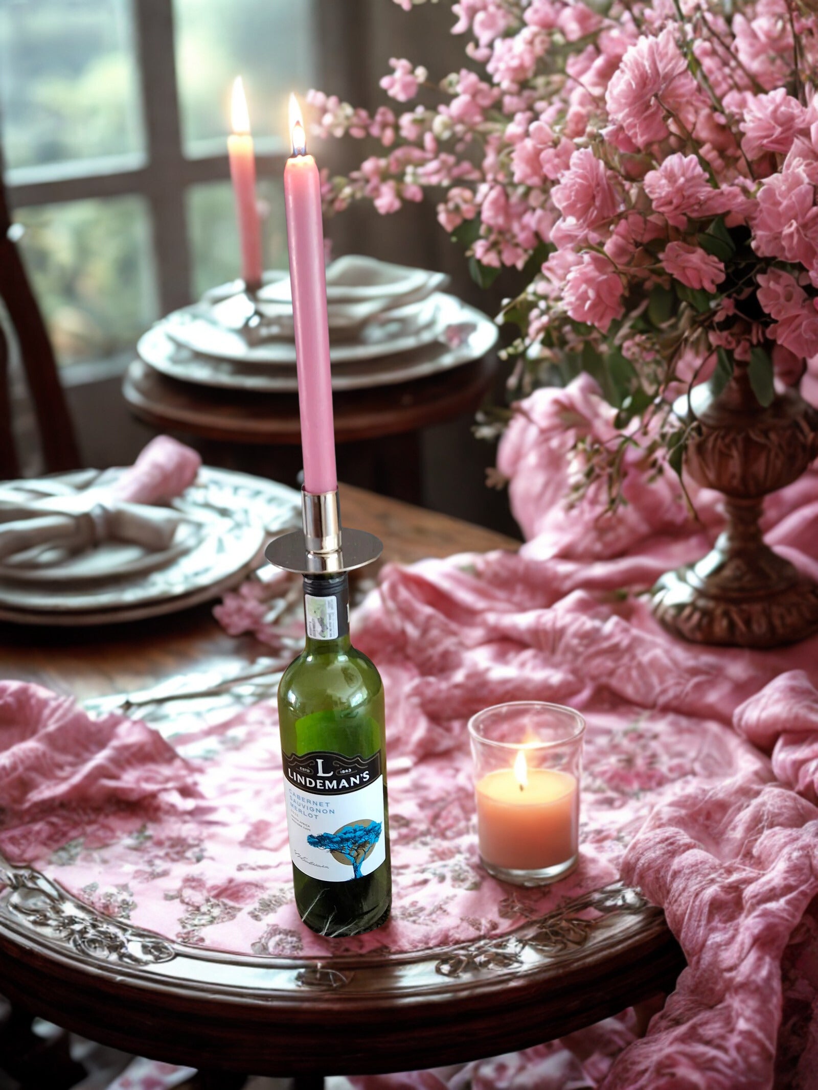 Kaarsendop voor fles