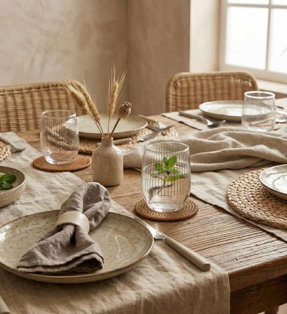 Clayre & Eef Waterglas 300 ml Transparant Glas Hart