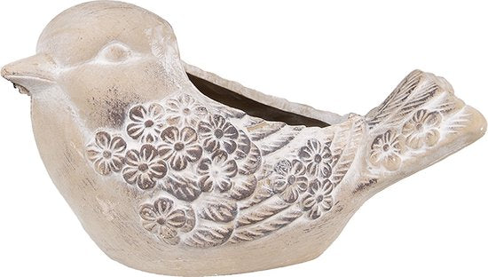 Bloempot vogel