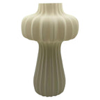 Vaas Mae wit glas, hoogte 25.5 cm