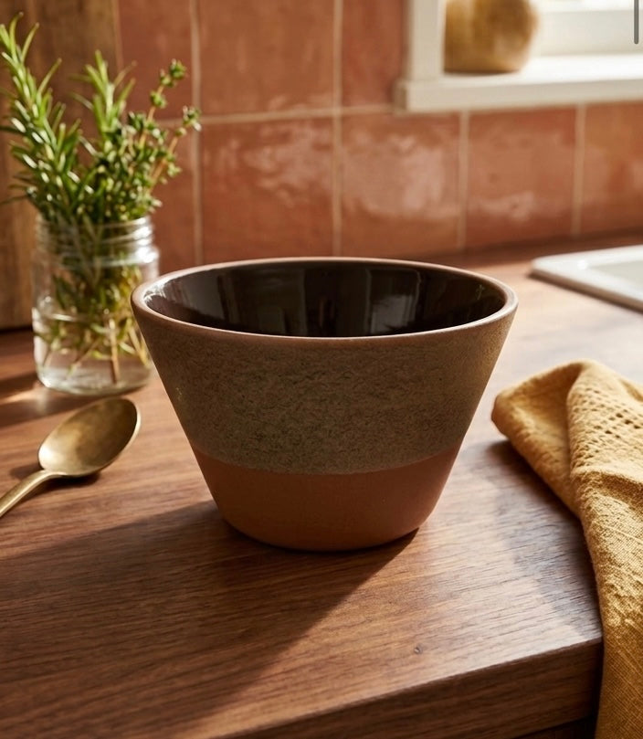 Schaal Lanvandoux olijfgroen