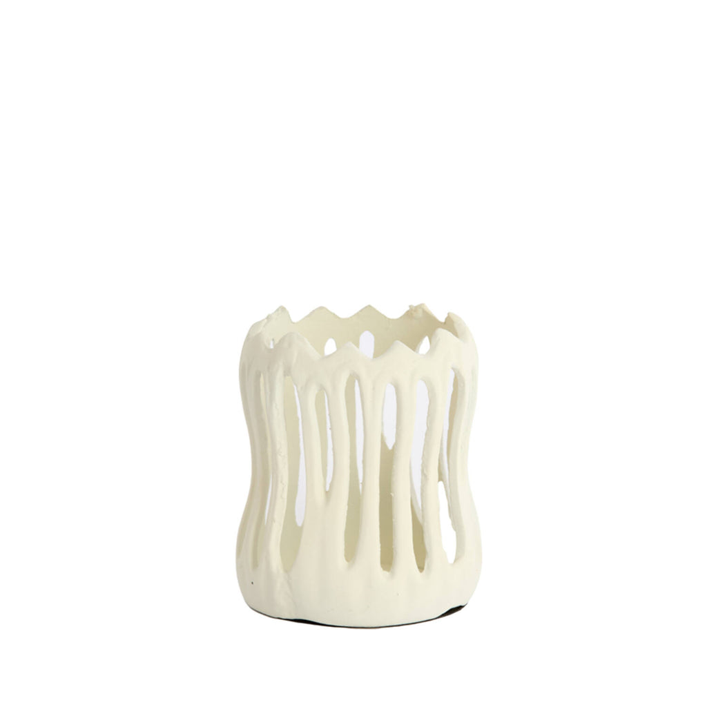 Light & Living Waxinelichthouder mat crème