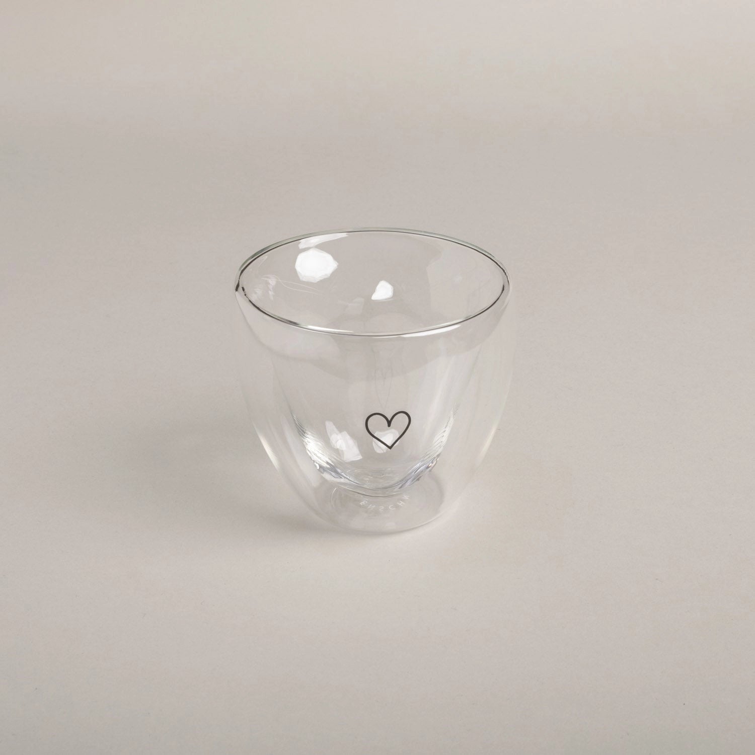 Eulenschnitt Dubbelwandig Glas Hart