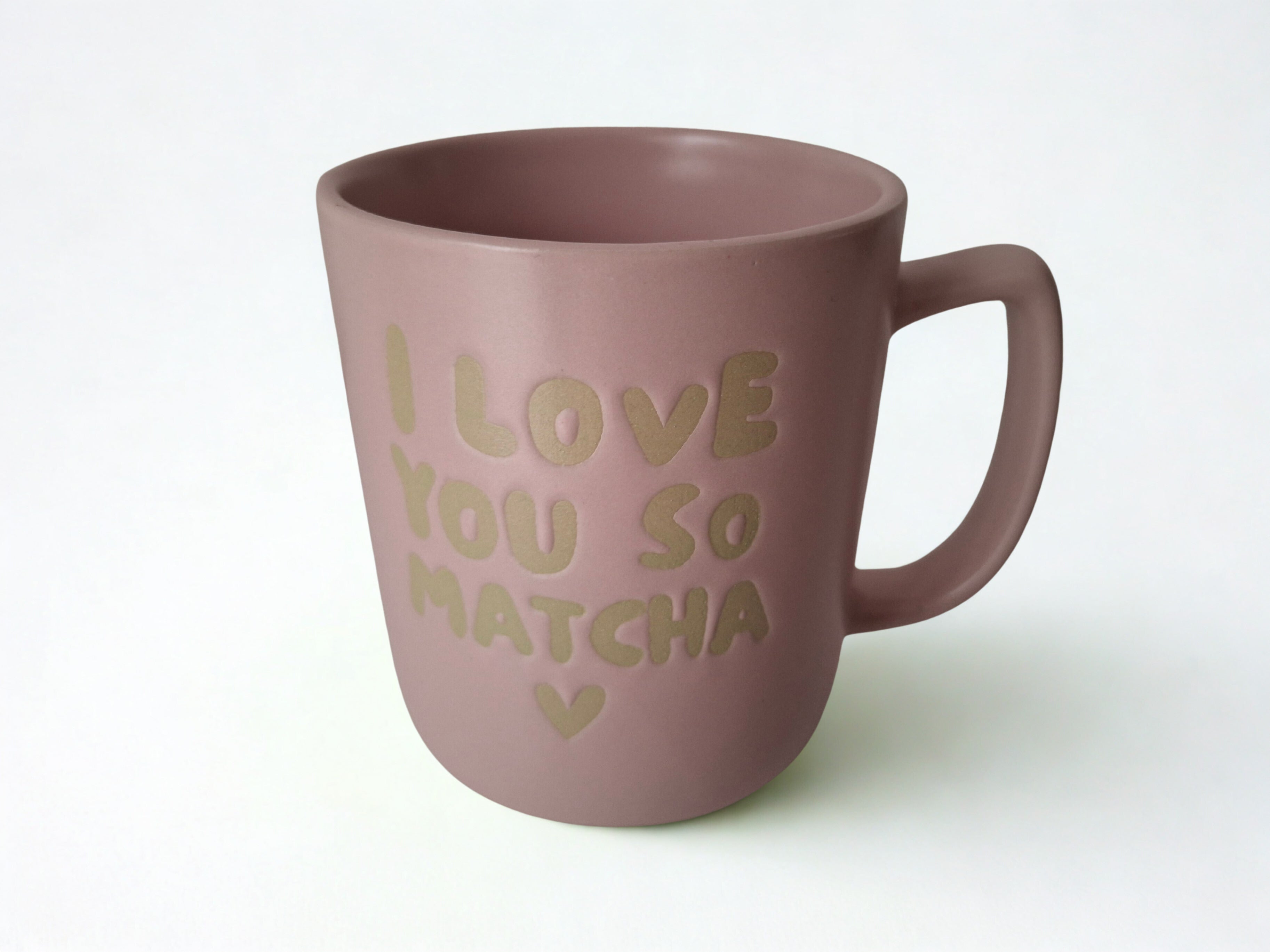 Mok I love you so matcha roze
