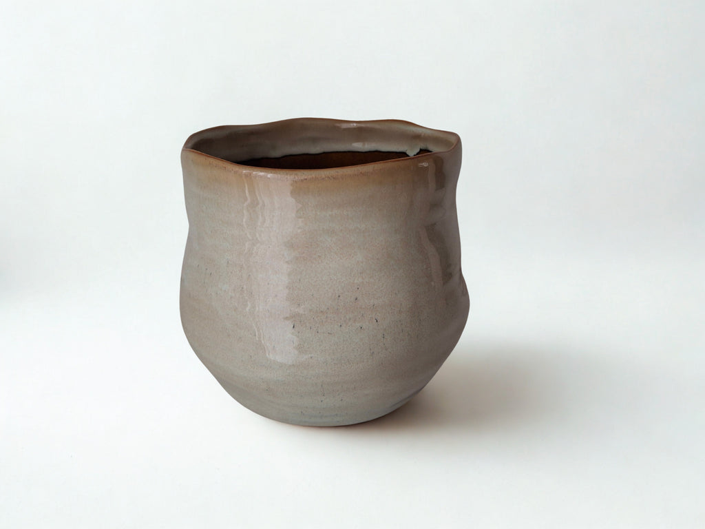 Bloempot S beige