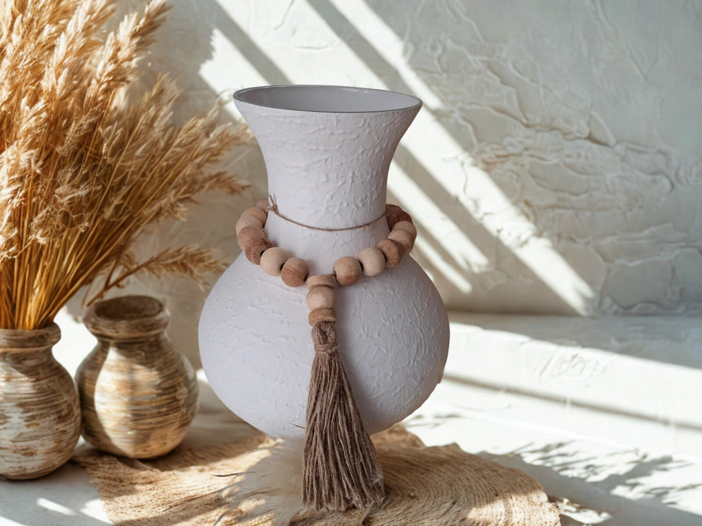 Vaas Ibiza glas, hoogte 28 cm.