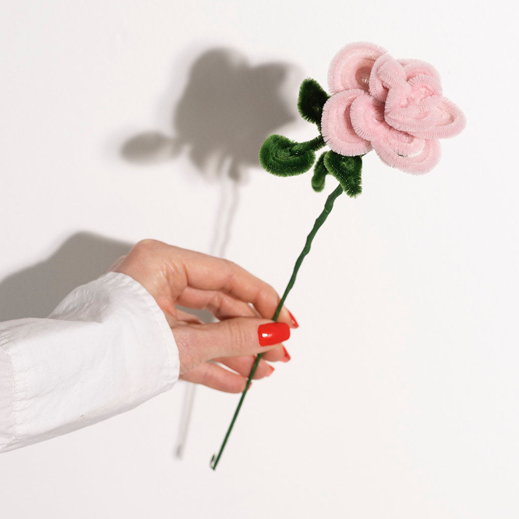 Hobbyset Bloemen van Chenilledraad