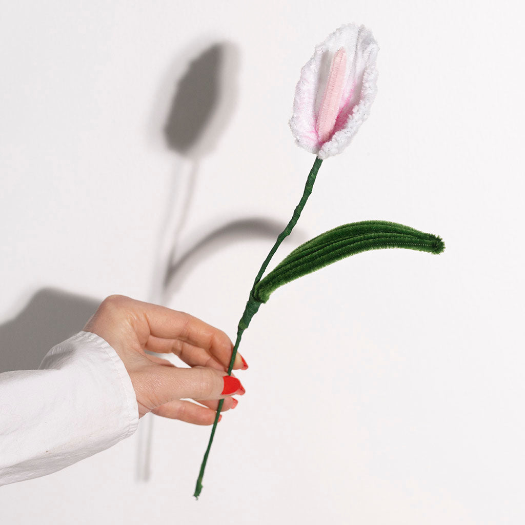 Hobbyset Bloemen van Chenilledraad