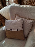 Set 2 kussens Cute Dutch lichtroze, 45 x 45 cm.