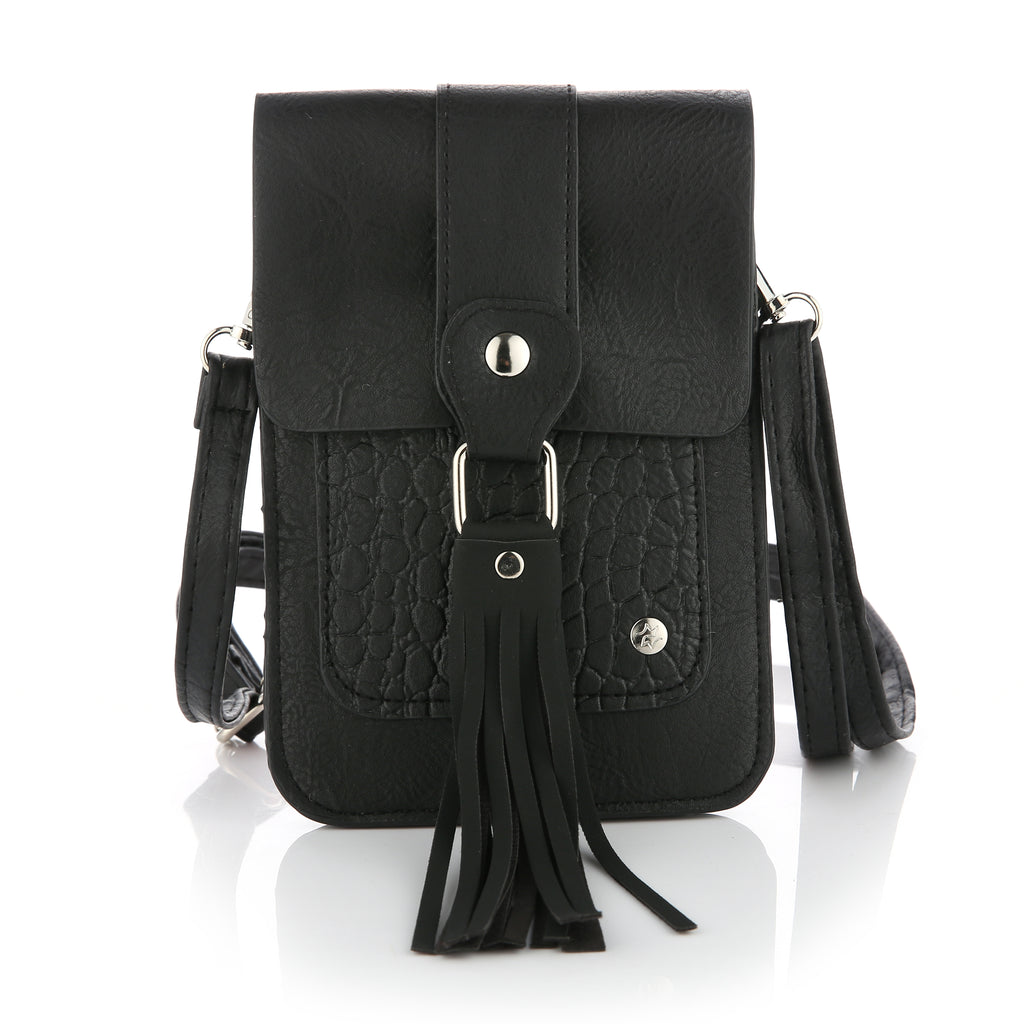 Telefoontasje - zwart