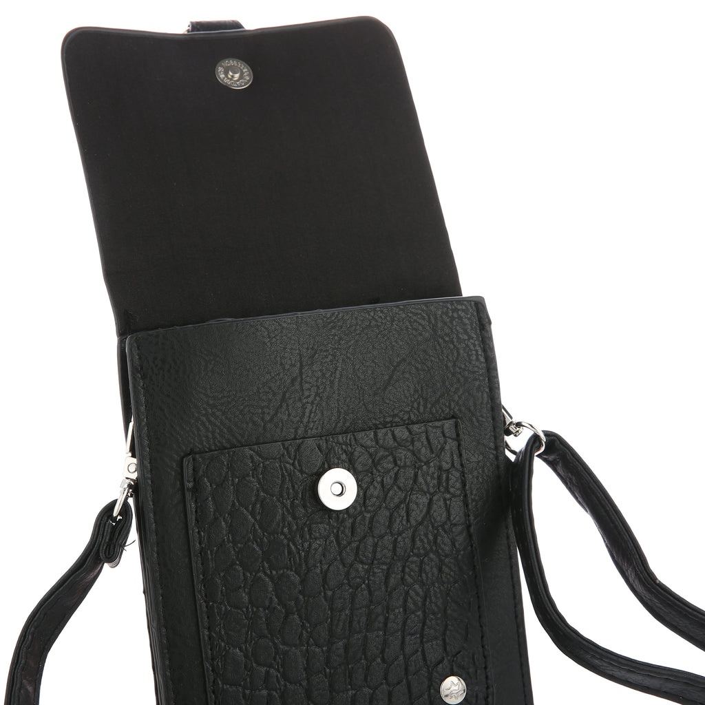 Telefoontasje - zwart