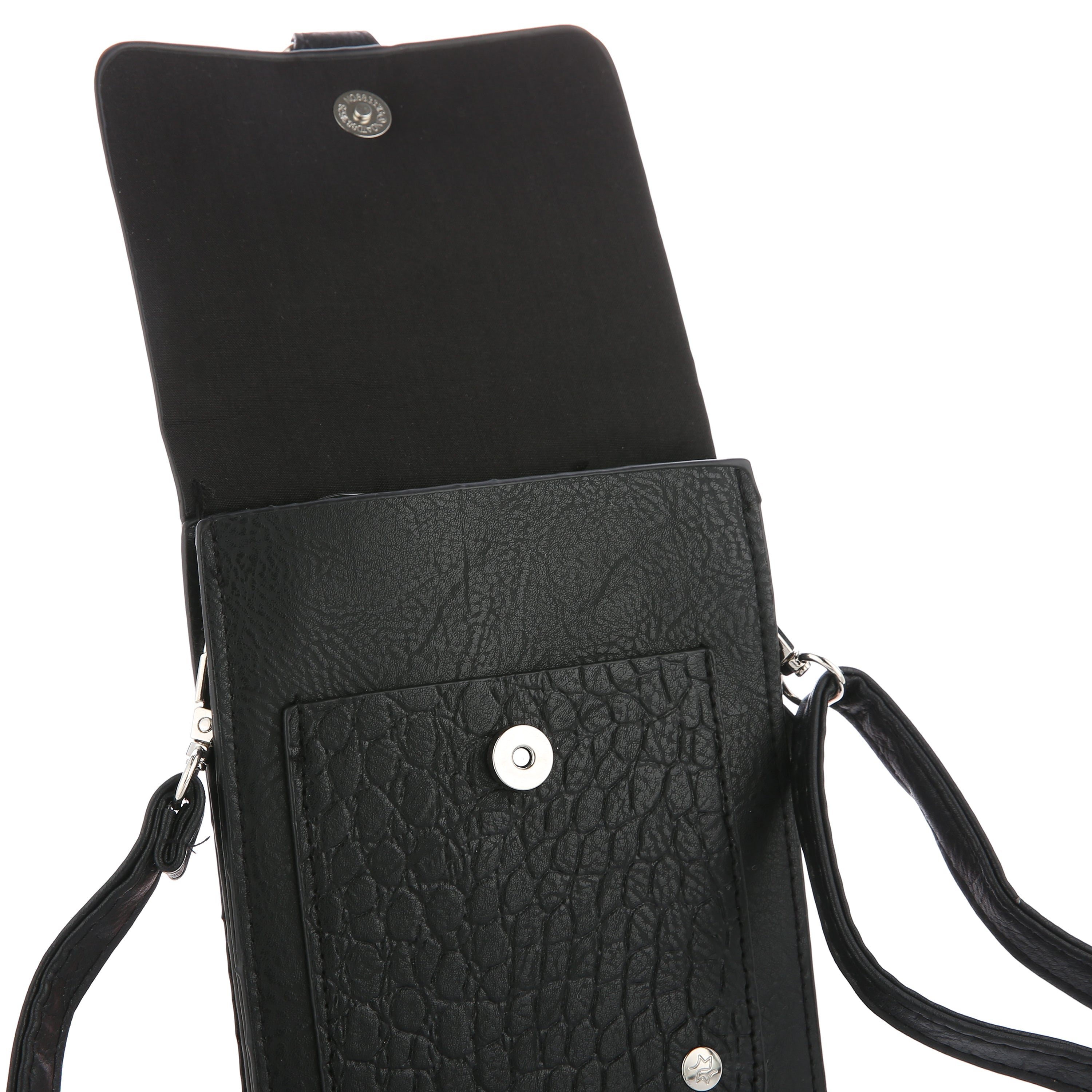 Telefoontasje - zwart