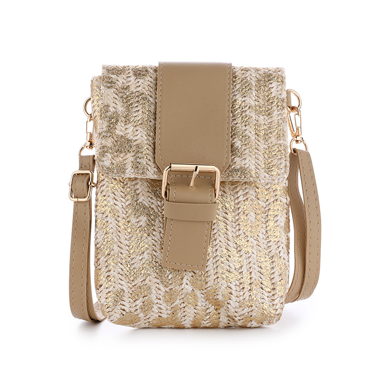 Telefoon tasje - goud