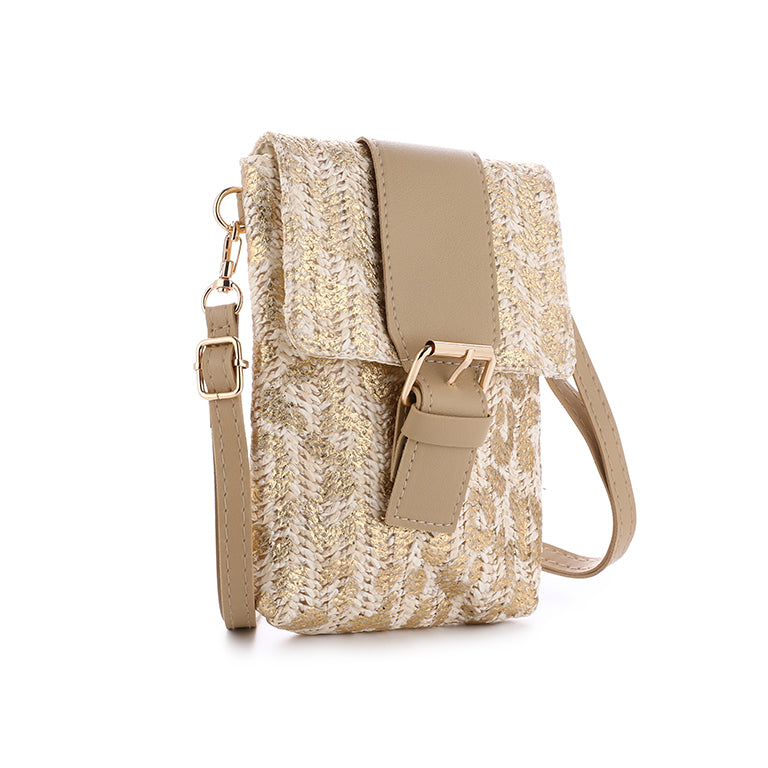 Telefoon tasje - goud