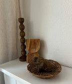 Sculpture Face hout, hoogte 20 cm.
