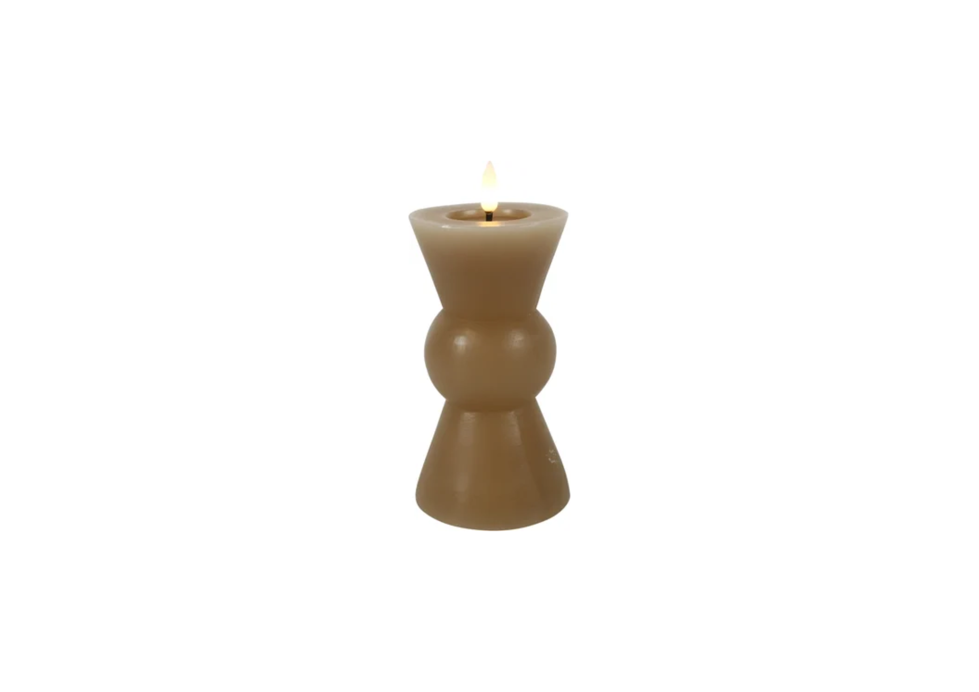 Countryfield Led kaars beige, hoogte 18 cm