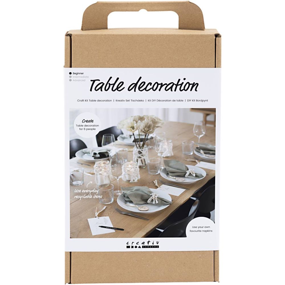 Hobbyset tafeldecoratie