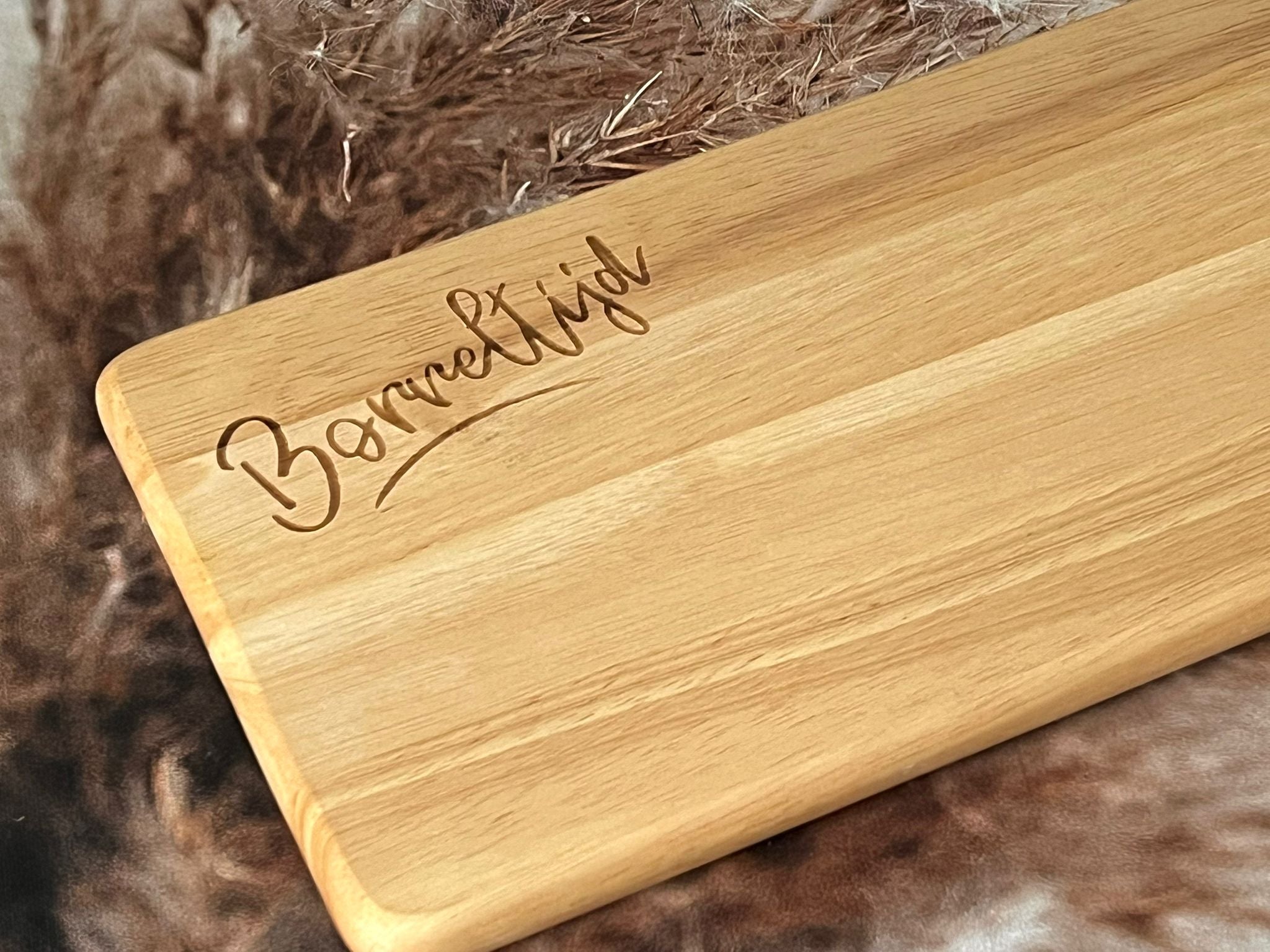 Borrelplank 'Borreltijd' lengte 36 cm.