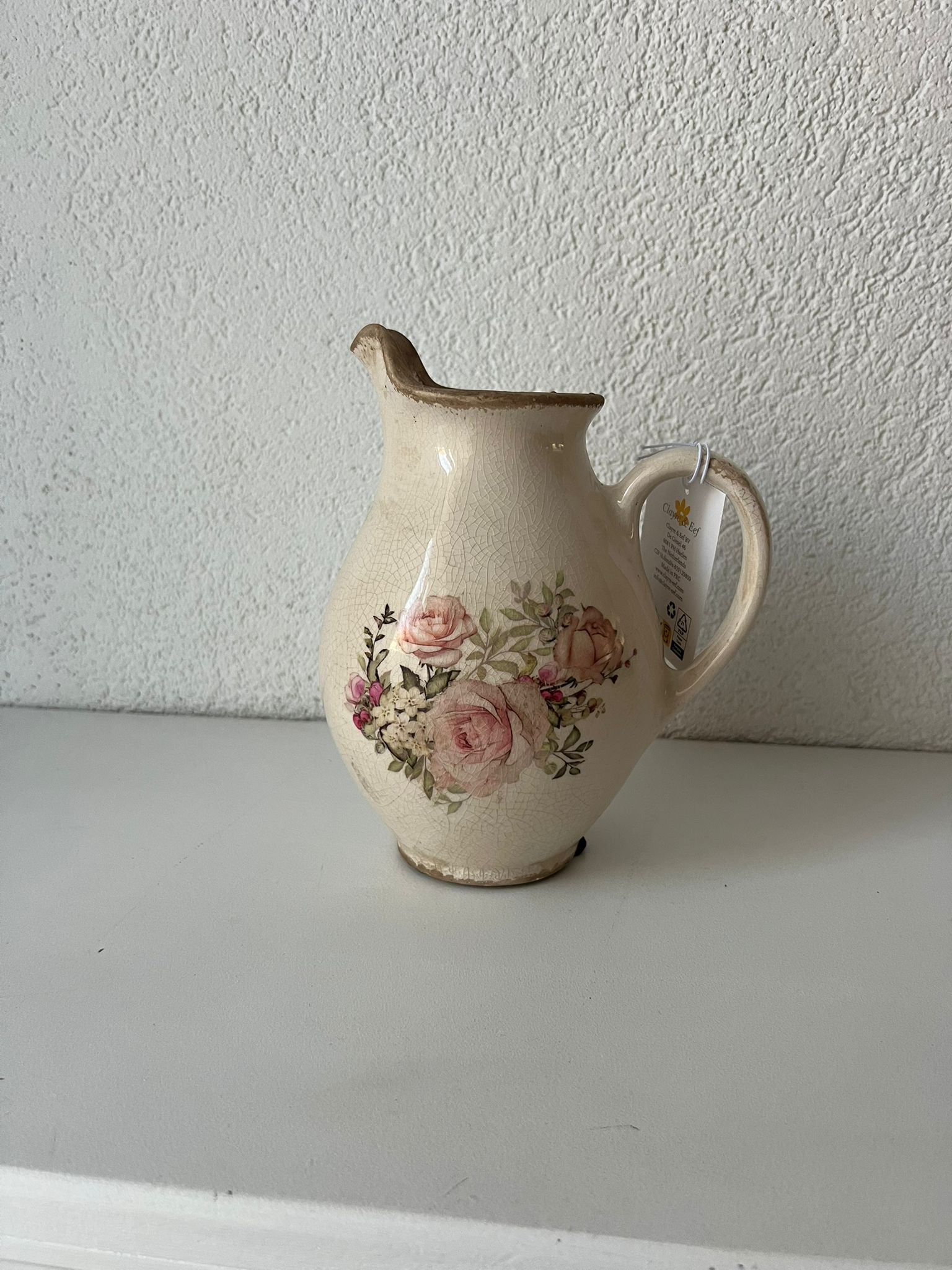 Kan Clayre & Eef, hoogte 19 cm.