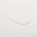 Platte ketting - goud