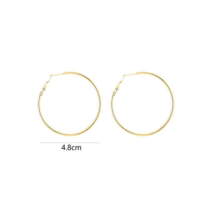 Oorbellen hoops - goud
