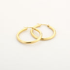 25mm basic hoops - goud