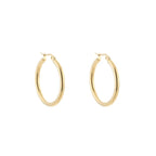 25mm basic hoops - goud