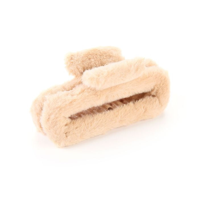 Haarklem teddy - Beige