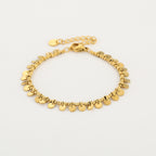 Muntjes armband - goud