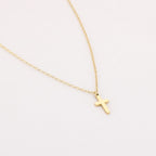 Ketting kruis - goud