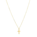 Ketting kruis - goud