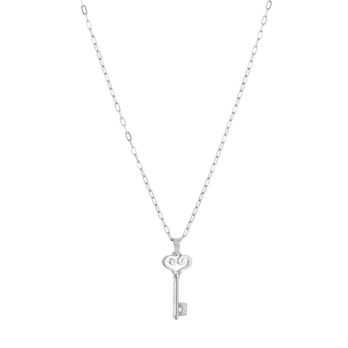 Ketting sleutel - zilver