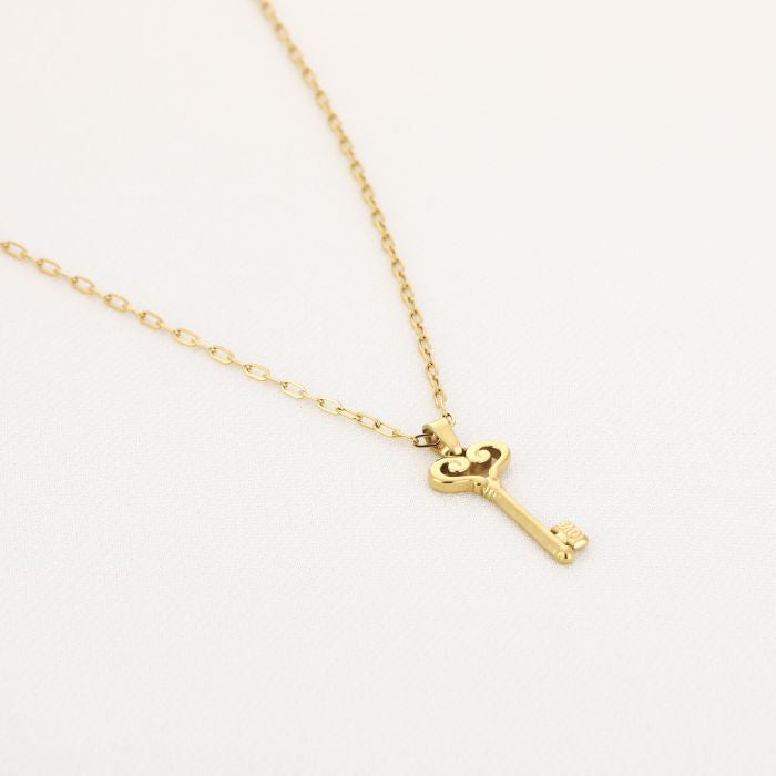 Ketting sleutel - goud