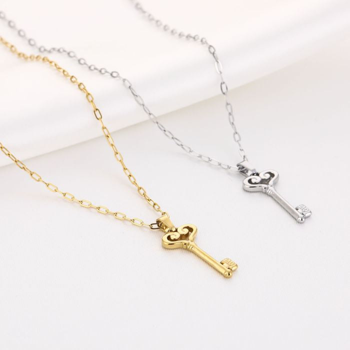Ketting sleutel - goud