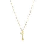 Ketting sleutel - goud