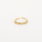 Zirkonia ring - goud