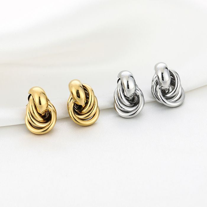 Chique oorbellen - zilver