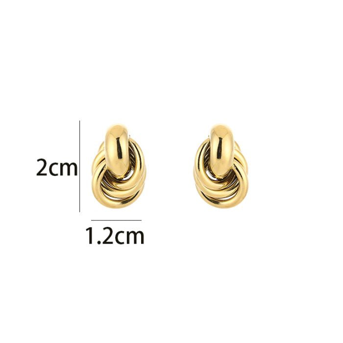 Chique oorbellen - goud