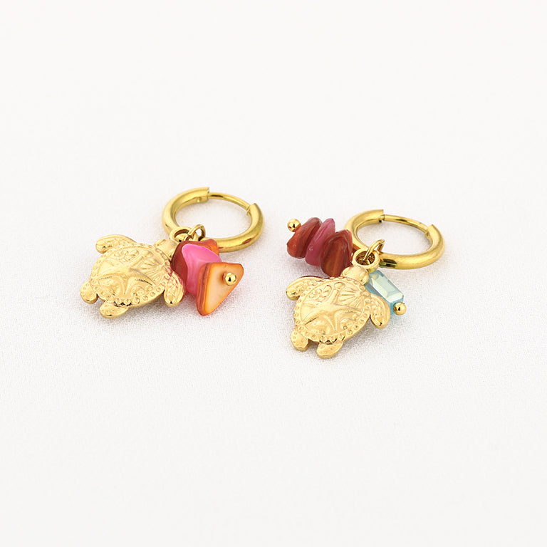 Bedel oorbellen strand - beach