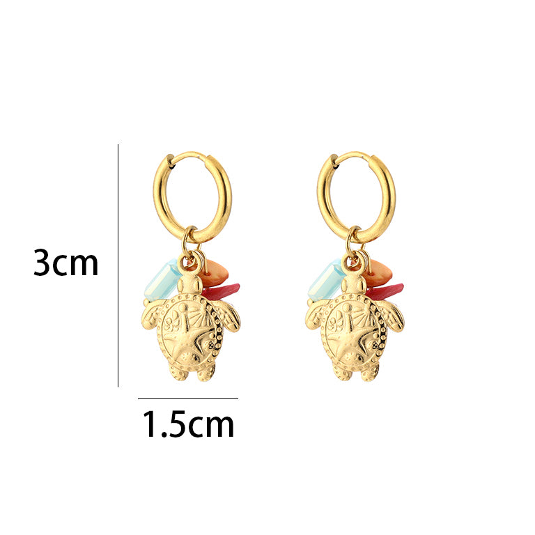 Bedel oorbellen strand - beach