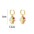 Bedel oorbellen strand - beach